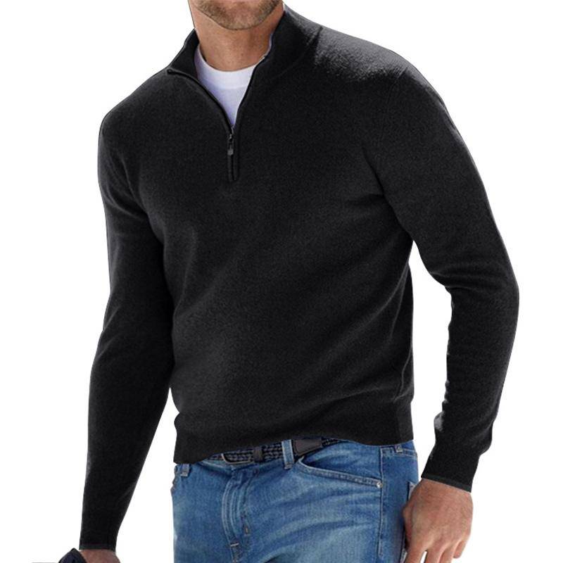 Edam Essential™ Pullover met Halve Rits - Comfort en veelzijdigheid in elke laag - Modanoir MODE
