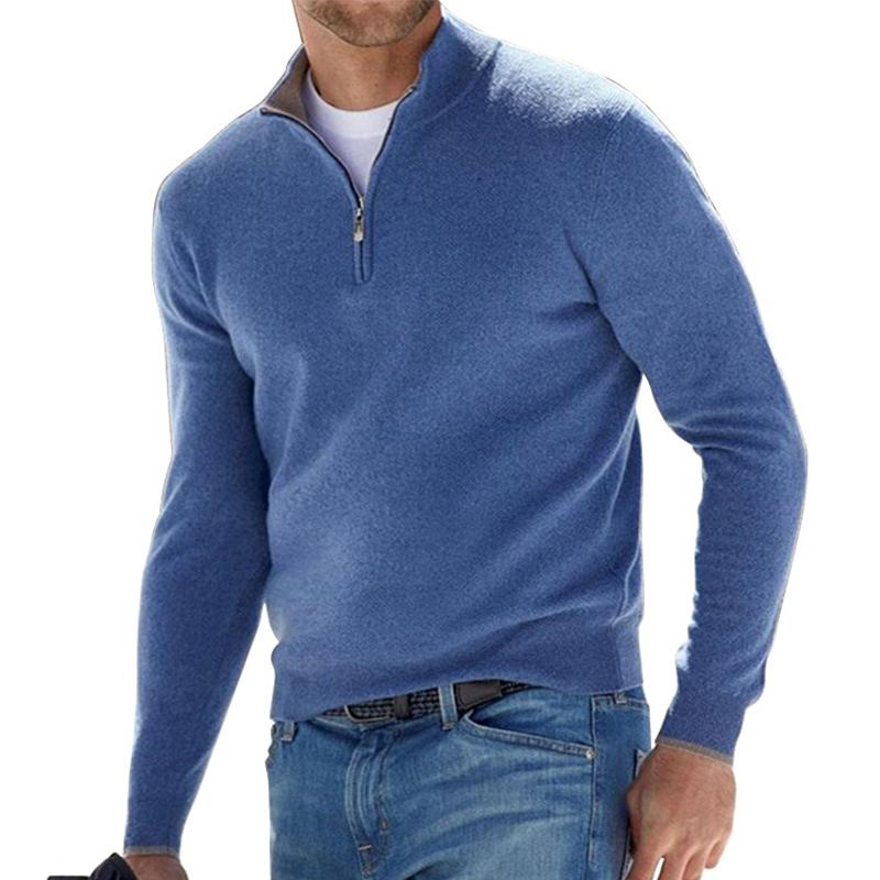 Edam Essential™ Pullover met Halve Rits - Comfort en veelzijdigheid in elke laag - Modanoir MODE