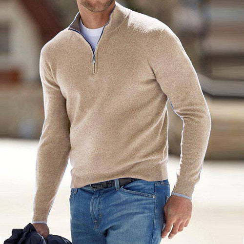 Edam Essential™ Pullover met Halve Rits - Comfort en veelzijdigheid in elke laag - Modanoir MODE