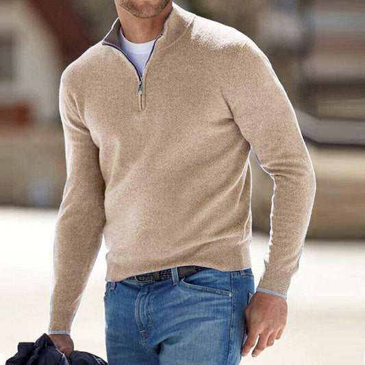 Edam Essential™ Pullover met Halve Rits - Comfort en veelzijdigheid in elke laag - Modanoir MODE