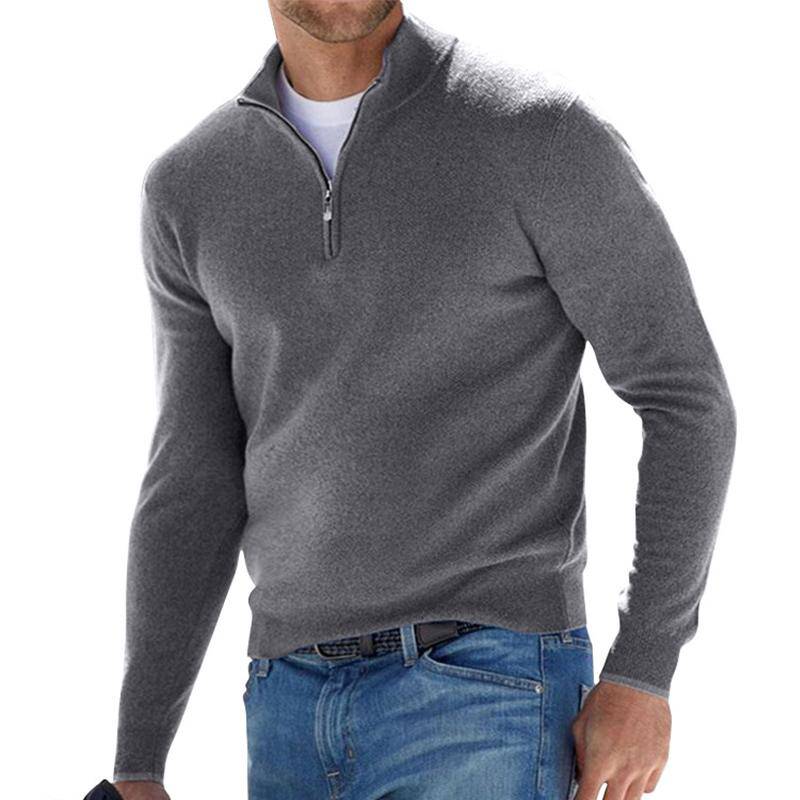 Edam Essential™ Pullover met Halve Rits - Comfort en veelzijdigheid in elke laag - Modanoir MODE