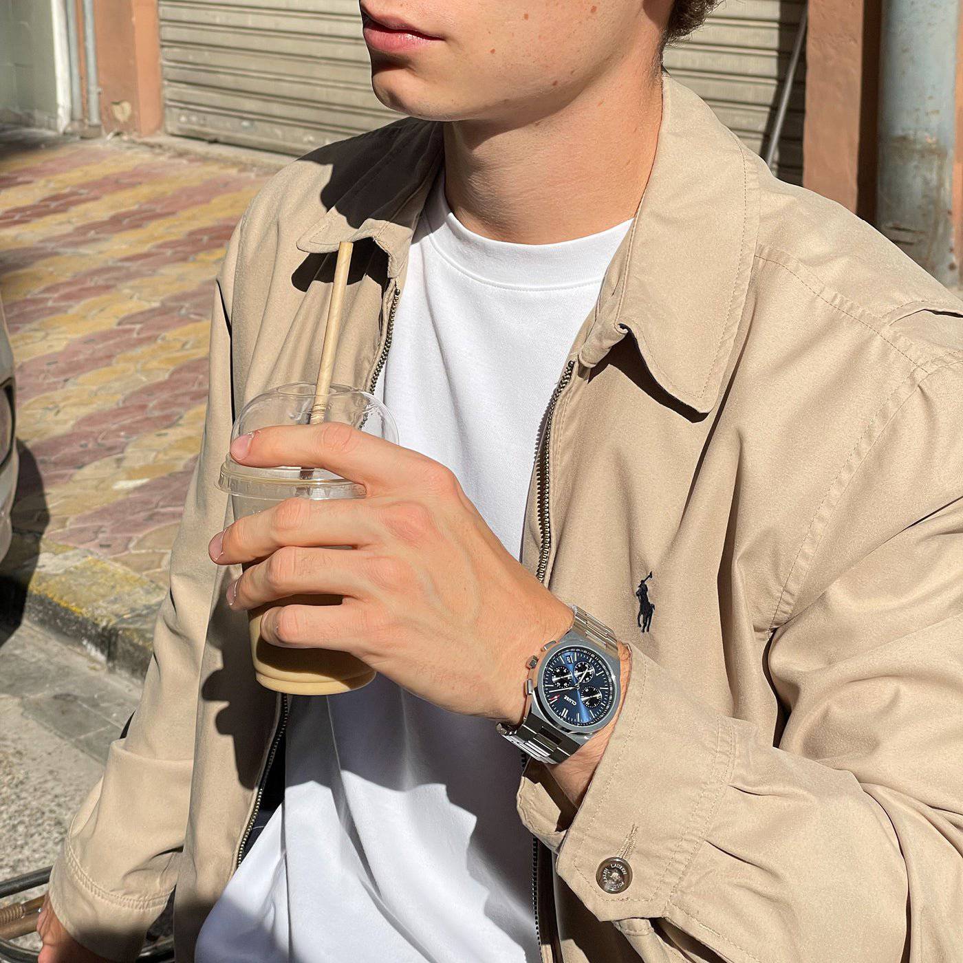 Groningen Granite™ Chrono Horloge - Stijlvolle precisie voor elke dag - Modanoir MODE