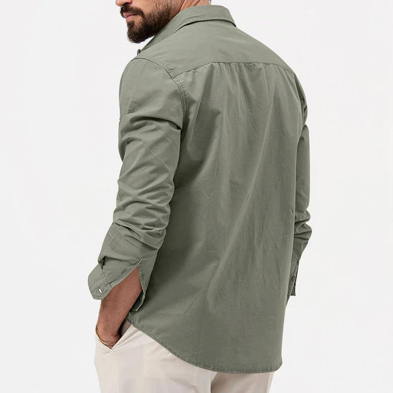 Taroudant Tone™ Cargo Overhemd met lange mouwen - Stoer en functioneel voor elke gelegenheid - Modanoir MODE